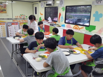 장산아이들의 바른 식생활 건강놀이터 󰡐튼튼 먹거리 탐험대󰡑 
