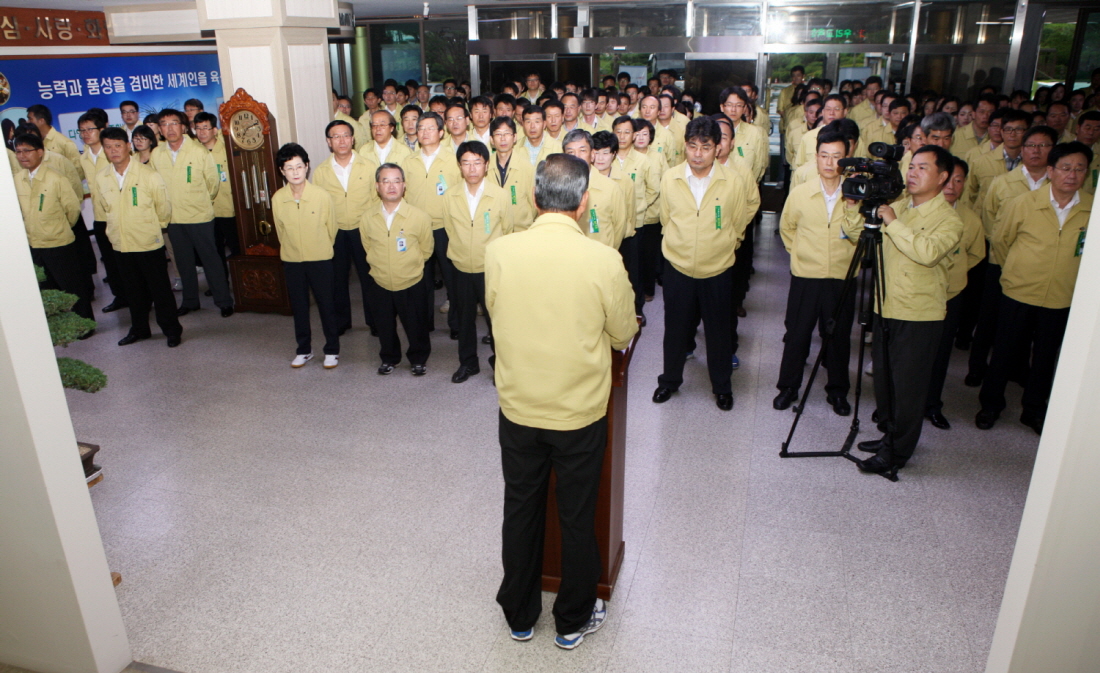 안보의식을 높이는 계기가 되길