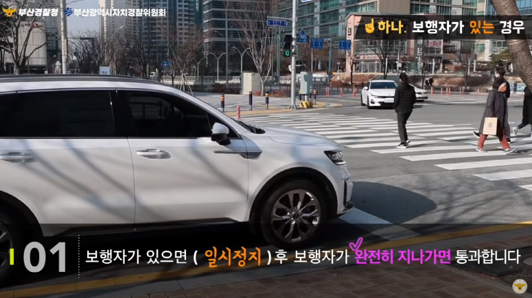 부산지방경찰청,교차료우회전,보행자보호위반.png 부산지방경찰청,교차료우회전,보행자보호위반.png