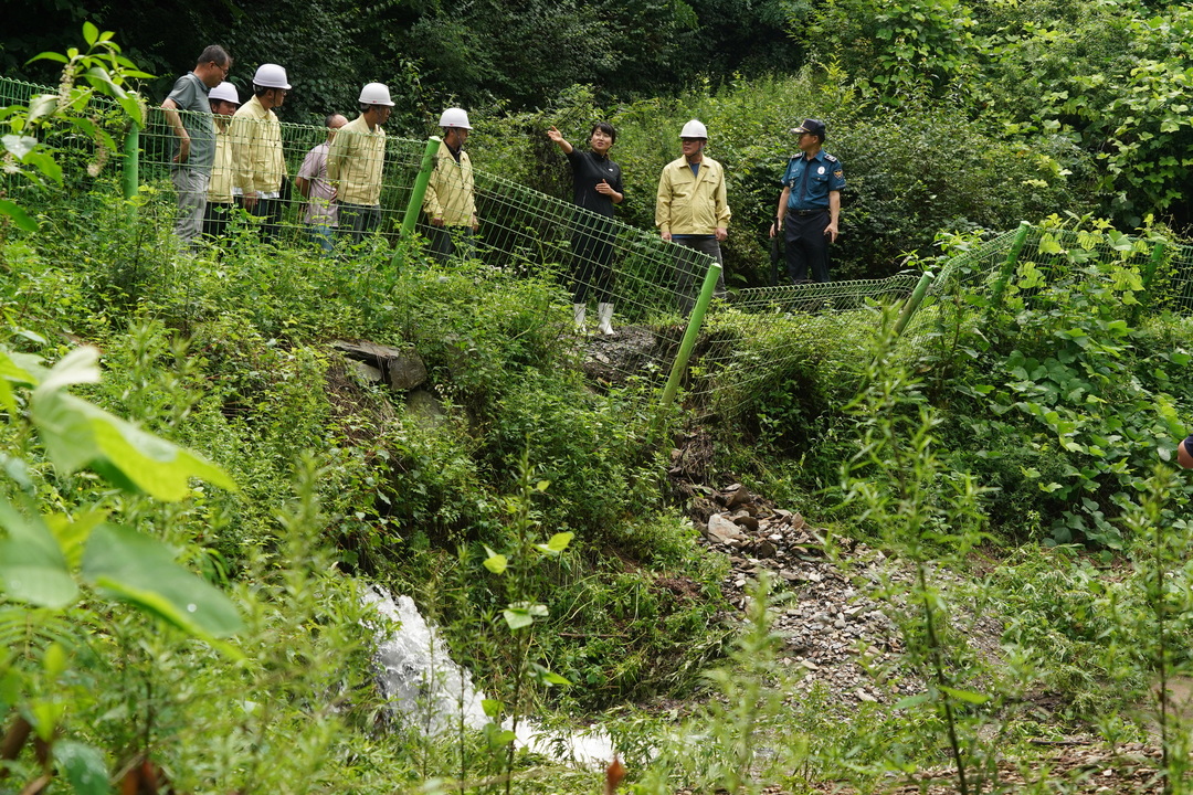 산림청, 경찰청과 합동으로 산사태 우려지역 현장점검 실시